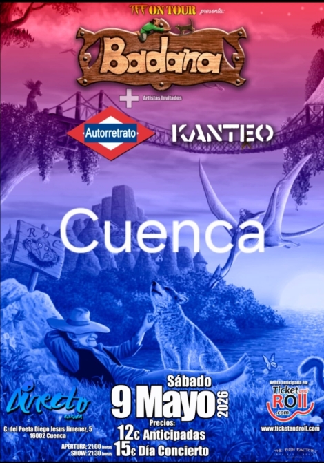 Badana + Autorretrato + Kanteo en Concierto